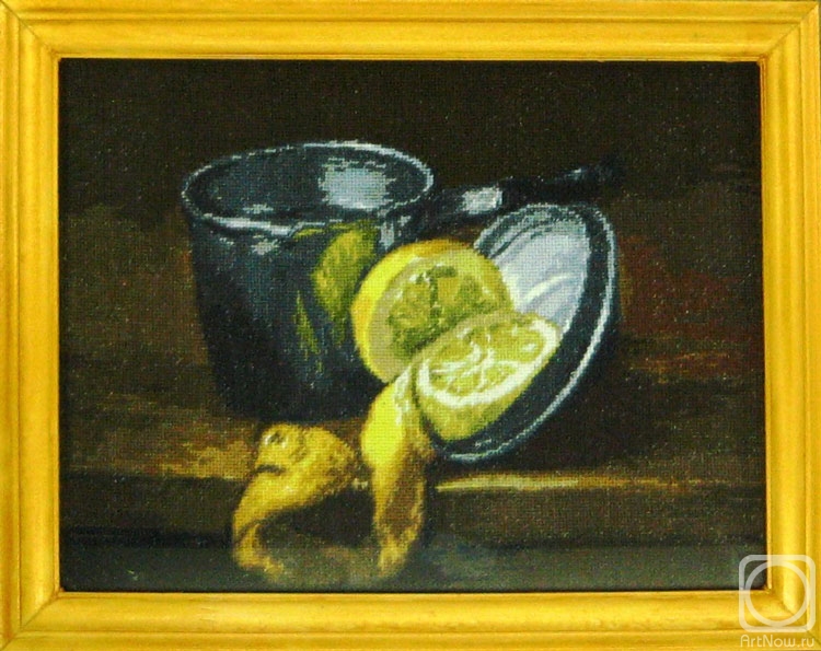 Gvozdetskaya Tatiana. Still life with lemon