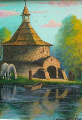 WATCH TOWER Beside RIVER. Markoff Vladimir