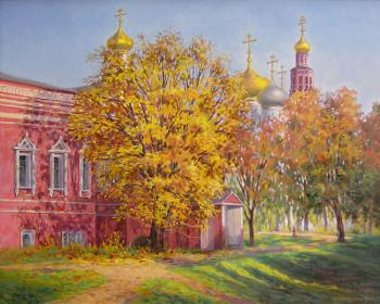 October in the Novodevichy a monastery