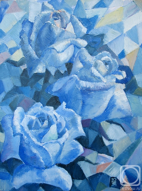 Zolotarev Leonid. Silver winter roses