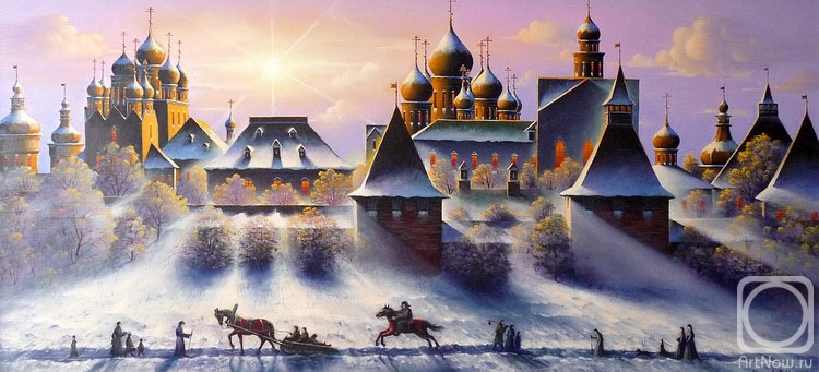 Markoff Vladimir. rostovskiy kremlin in winter