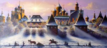 rostovskiy kremlin in winter
