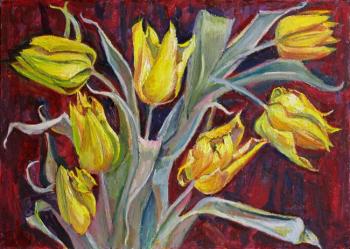 Yellow tulips. Korolev Leonid