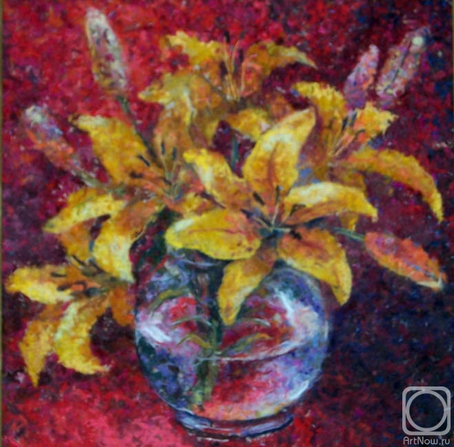 Hitkova Lyubov. Yellow Lilies