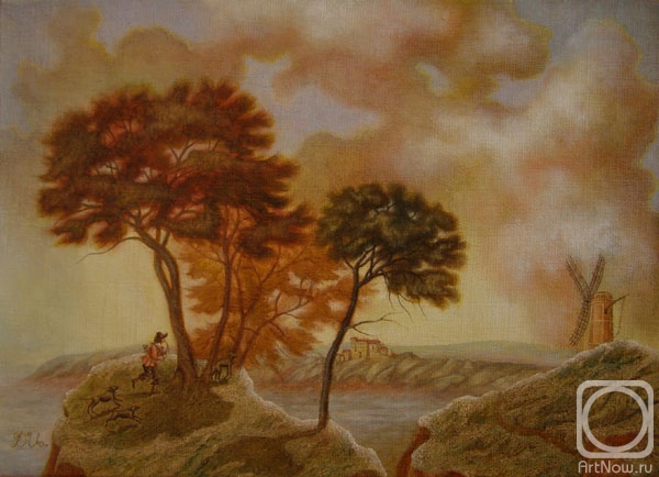 Dobrovetska Irina. "Landscape" of the series "Lakeland"