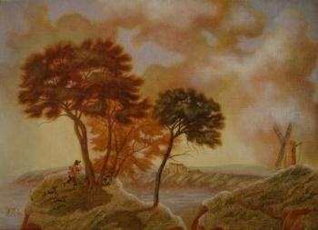 "Landscape" of the series "Lakeland". Dobrovetska Irina