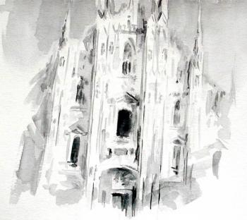 Milan Cathedral. Duomo di Milano. Romanov Egor