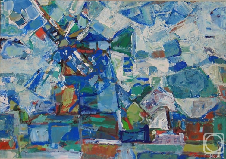 Grishchenko Igor. Landscape with a mill