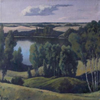 Landscape with lake. Soldatenko Andrey