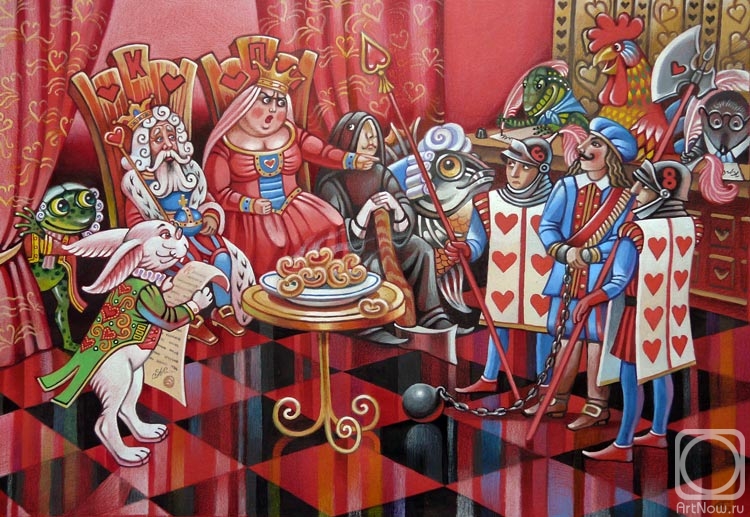Belova Asya. Illustration to the fairy tale "Alice in Wonderland"