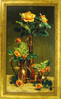 Roses in oriental vases. Gvozdetskaya Tatiana