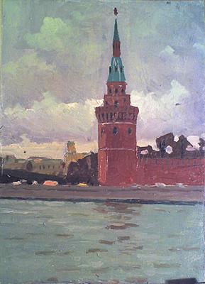 Vodovzvodnaya tower (etude) ( ). Deryabin Oleg
