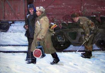Preparation for way, 1964. Fedorenkov Yury
