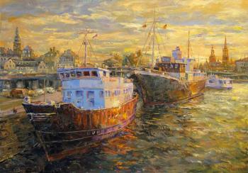 Картина «Теплые лучи заката»