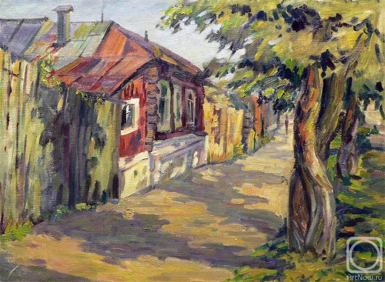 Polikarpova Anna. The village street