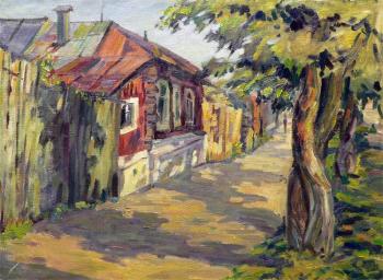 The village street. Polikarpova Anna