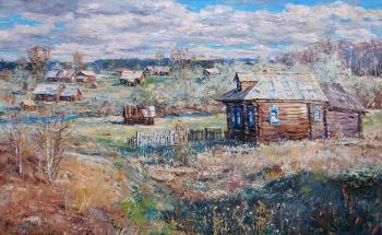 Картина «Весна в деревне»