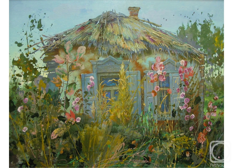 Rasteryaev Viacheslav. Old woman-hut of the farm Glinishche