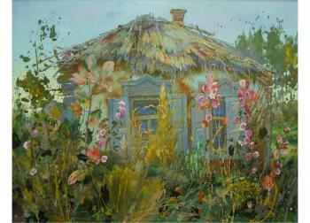 Old woman-hut of the farm Glinishche. Rasteryaev Viacheslav
