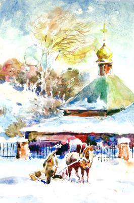 Collection of winter landscapes 2/23. Vrublevski Yuri