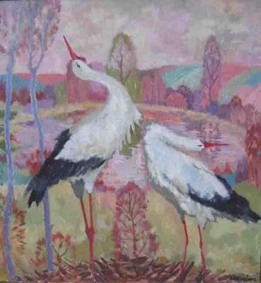 Storks (Animals Moskaleva Irina). Moskaleva Irina
