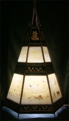 Lamp "Shaman II" (summer). Izmailova Natalia