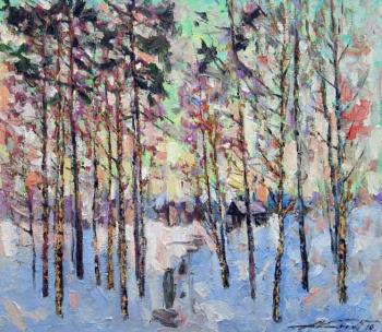 Картина «Апрельский снег»