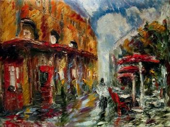 Acquaintance with France. Streets of Perpignan. Zhadko Grigory