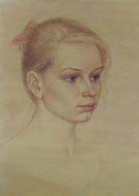 Portrait of woman. Komarov Alexandr