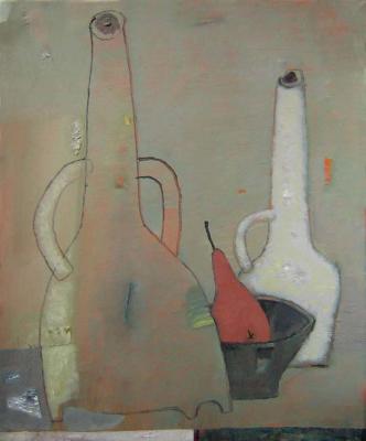 Ceramics and pear. Gorshunova Tatiana
