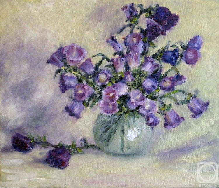 Колокольчики картина маслом