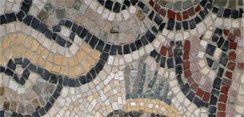 The sea girl. Fragment (Mozaic). Polikarpova Anna