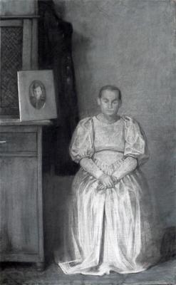 The widow. Polikarpova Anna
