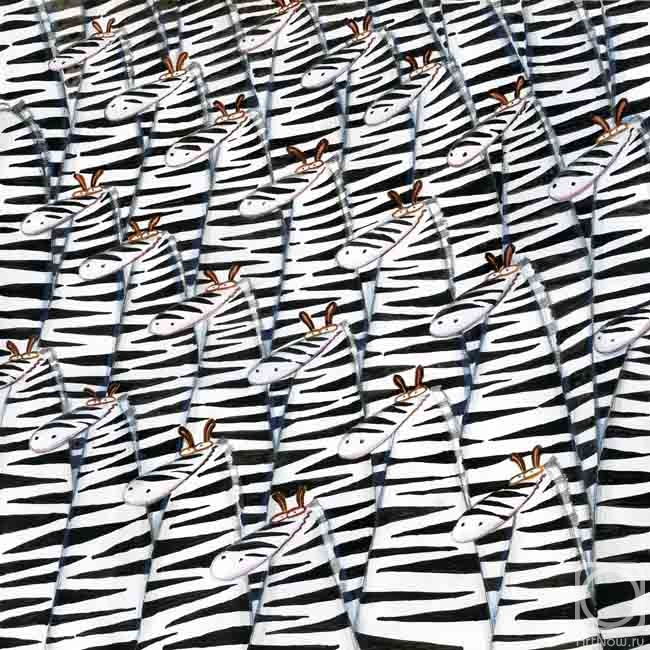 Urbinskiy Roman. Lots of zebras