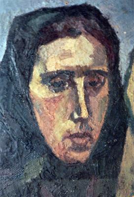 The woman's portrait. Polikarpova Anna