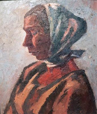 The woman's portrait