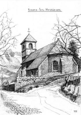 Church in Baume-les-Messieus