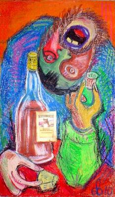 Whiskey and cheese with noble mold. Yevdokimov Sergej