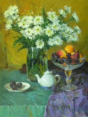 The still-life with the camomiles (Still-Life With Camomiles). Malykh Evgeny