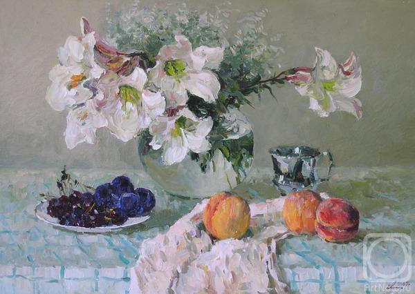 Malykh Evgeny. The white lilies