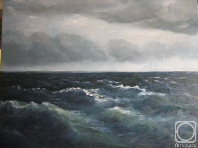 Rogov Vitaly. Black Sea (copy from the painting by Aivazovsky I. K.)