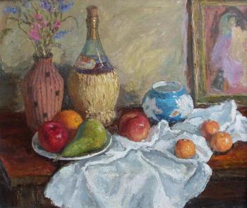 Still Life with blue vase. Komarov Alexandr