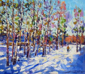 Winter � snowdrifts have accumulated � snow...