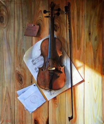 Forgotten violin. Andrianov Andrey