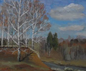 Springtime on white key