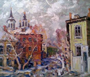 April – on Voskresensky...