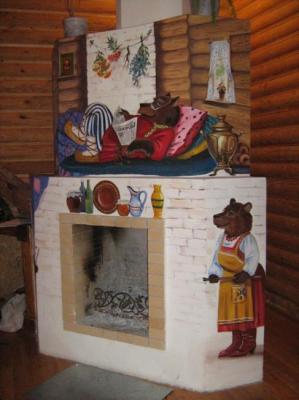 Fire place painting 10. Sergeyeva Irina