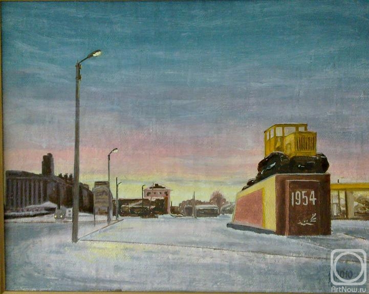 Krivokhizhin Vitaliy. The city lights up the lights