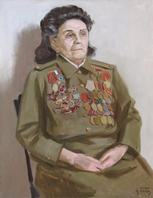 The veteran of the Second World War of Turgelja Alexander Filippovna. Panov Igor