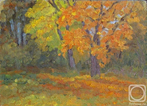Illarionova-Komarova Elena. The Autumn Maple
